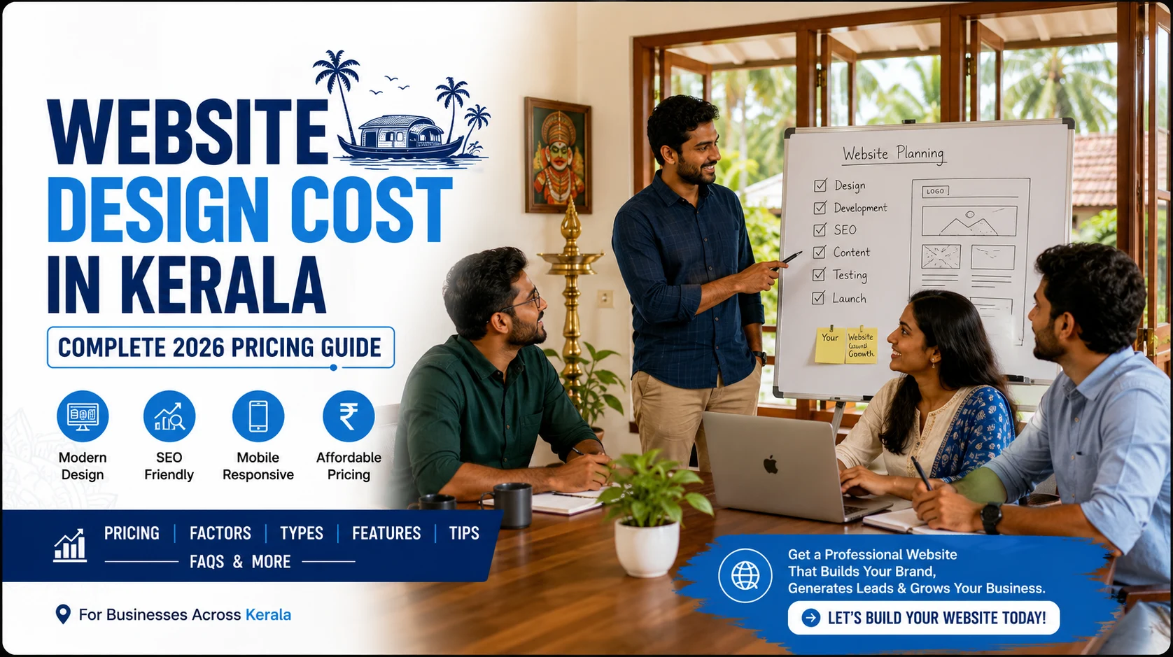 Website Design Cost in Kerala (Complete 2026 Pricing Guide)